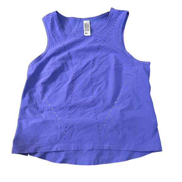 lululemon athletica Tops - LULULEMON Women's Swift Ventilated Running Tank Top Size 2 In Charged Indigo
